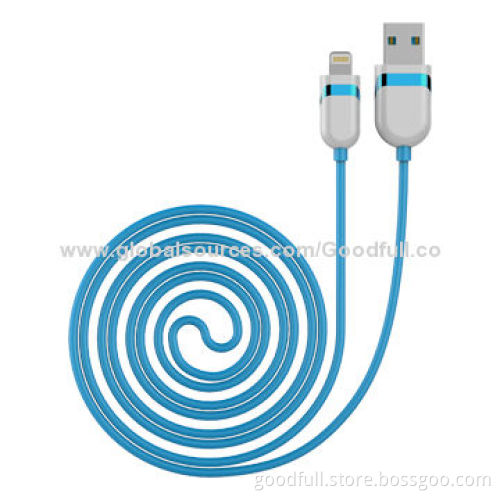 MFI 10-pin USB Cable for iPhone 5 with RoHS Mark, Data Transfer and Charging